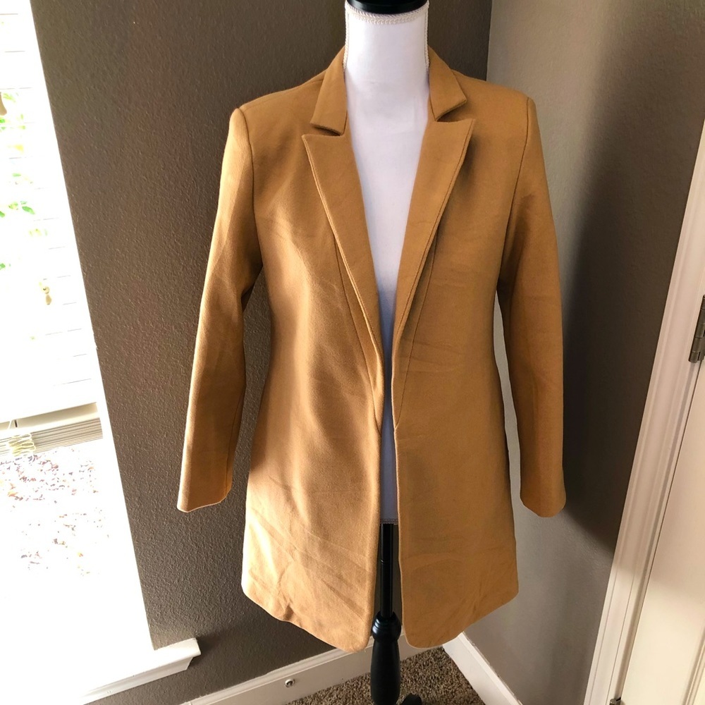 Light brown long blazer